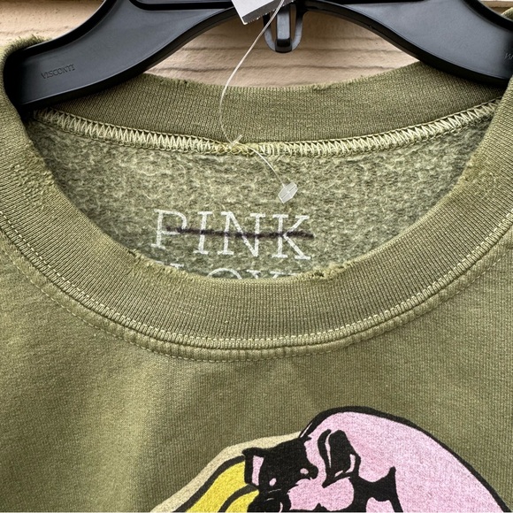 UO Green Pink Floyd Sweatshirt - Picture 9 of 9
